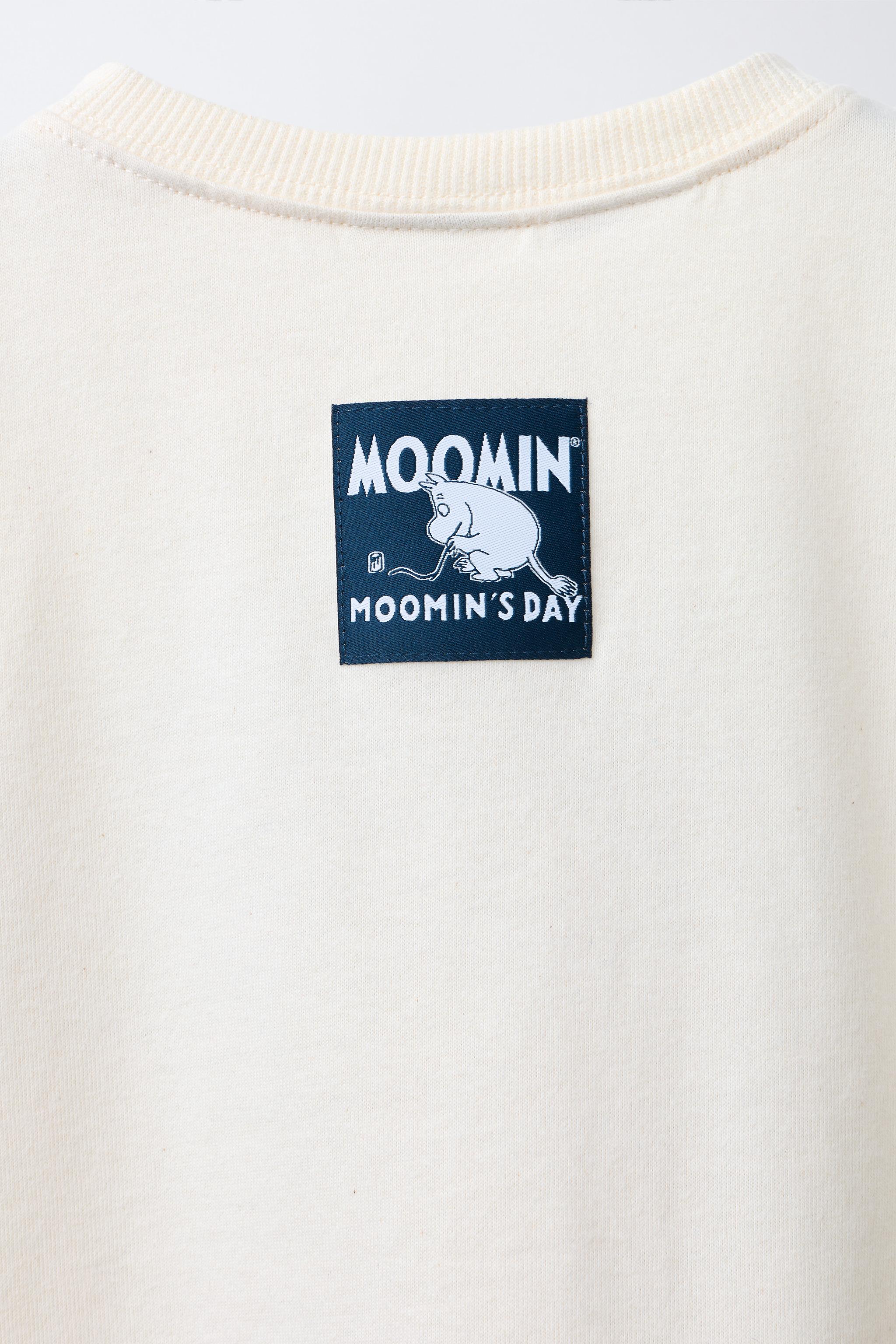 T-SHIRT IMPRIMÉ FLOQUÉ MOOMIN ©